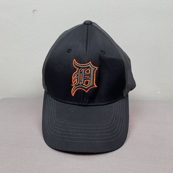 Detroit Tigers Hat MLB - Fan Favorite Black and Orange Nylon Spandex Adjustable - Picture 1 of 11